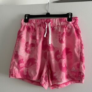 Adidas Vibrant Pink Floral Shorts